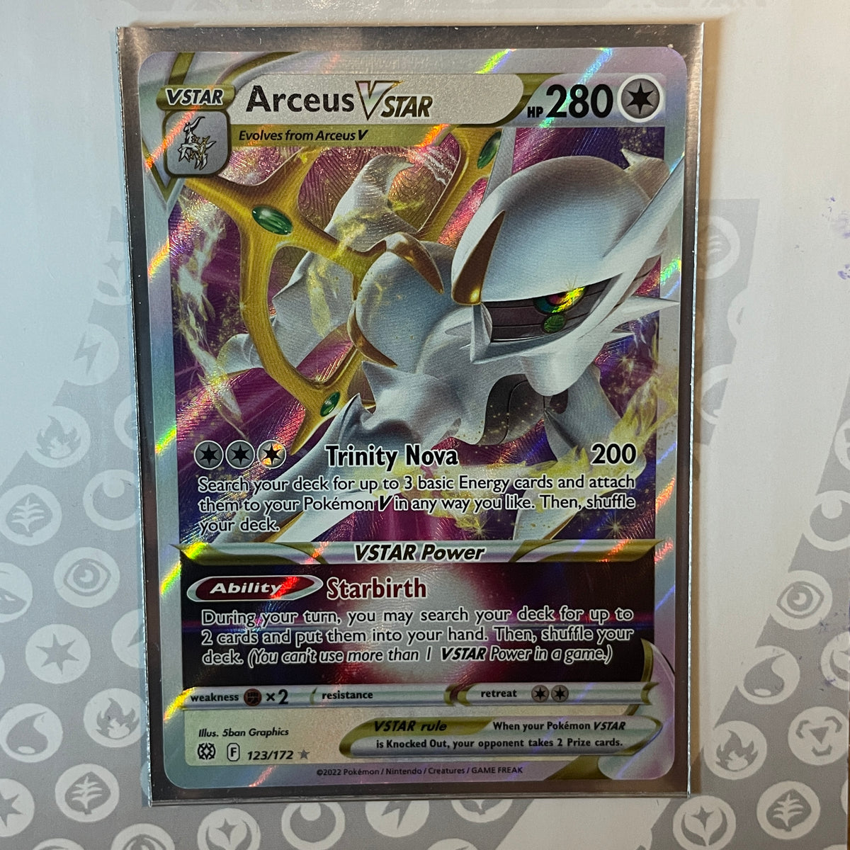 Arceus Vstar 123/172 – PokePlugZa
