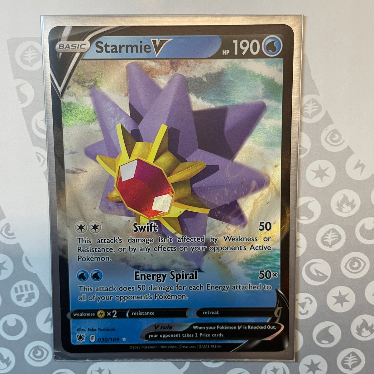 Starmie V 030/189 PokePlugZa Starmie V 030/189 PokePlugZa