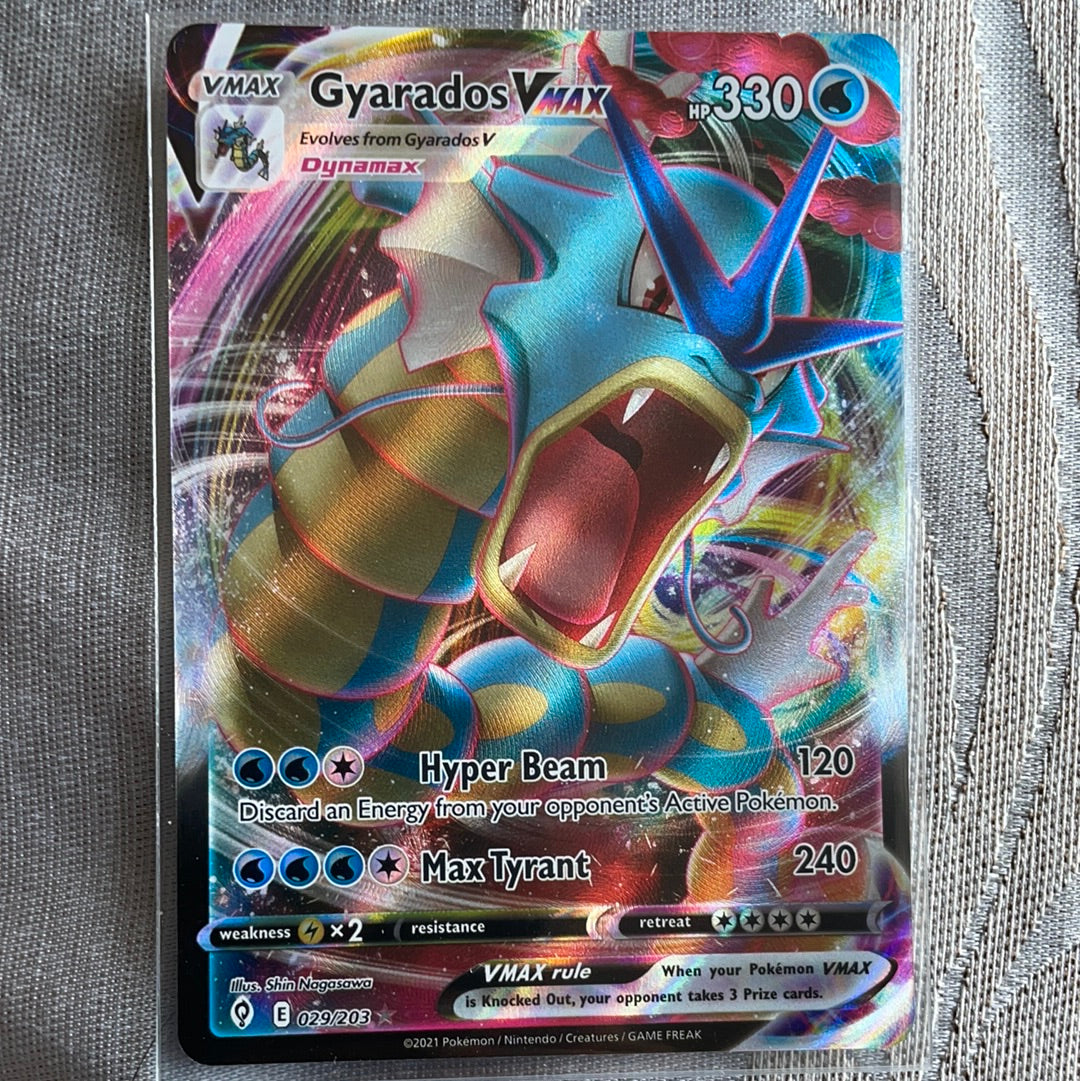 Gyarados VMAX 029 PokePlugZa Gyarados VMAX 029 PokePlugZa