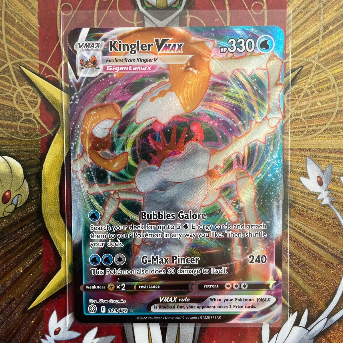 kingler vmax pokemon card Kingler VMAX 029/172 – PokePlugZa