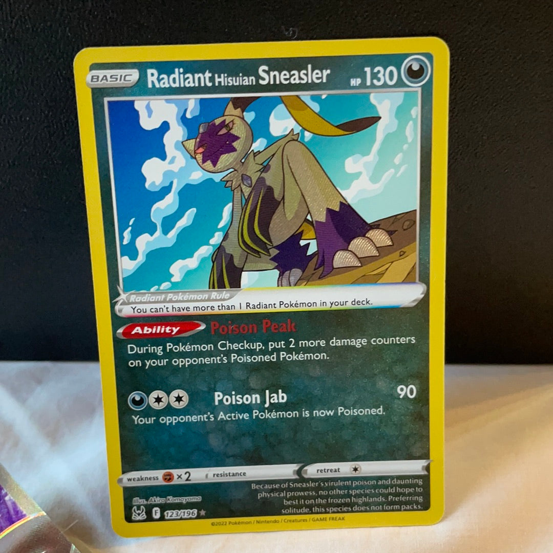 Radiant Hisuian Sneasler 123 – PokePlugZa