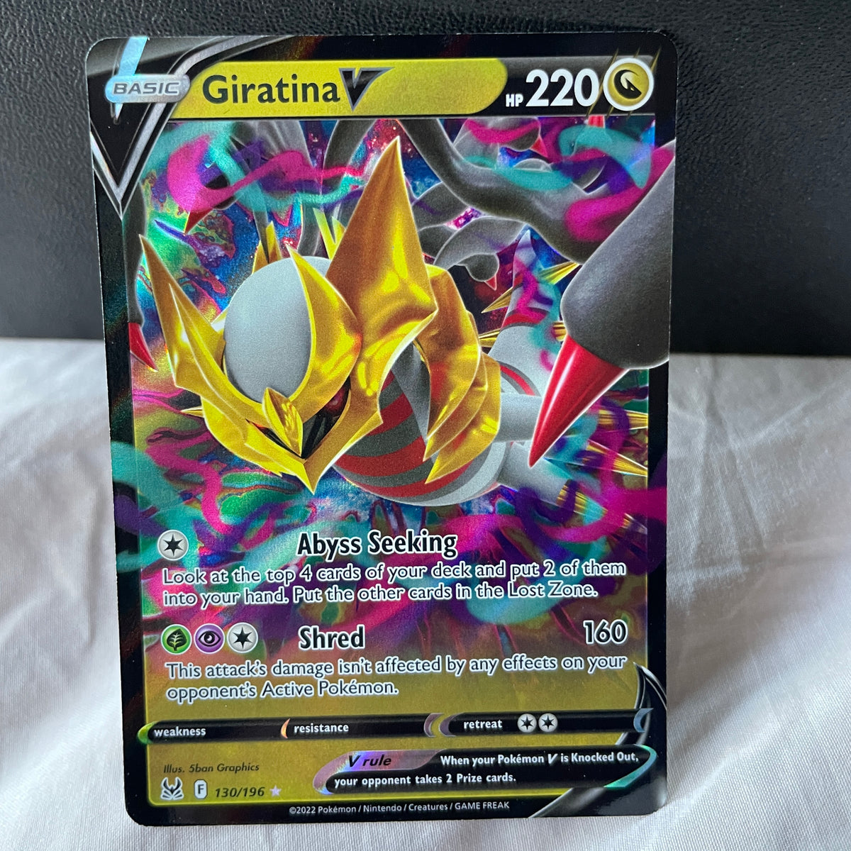 Giratina-V (130/196), Busca de Cards