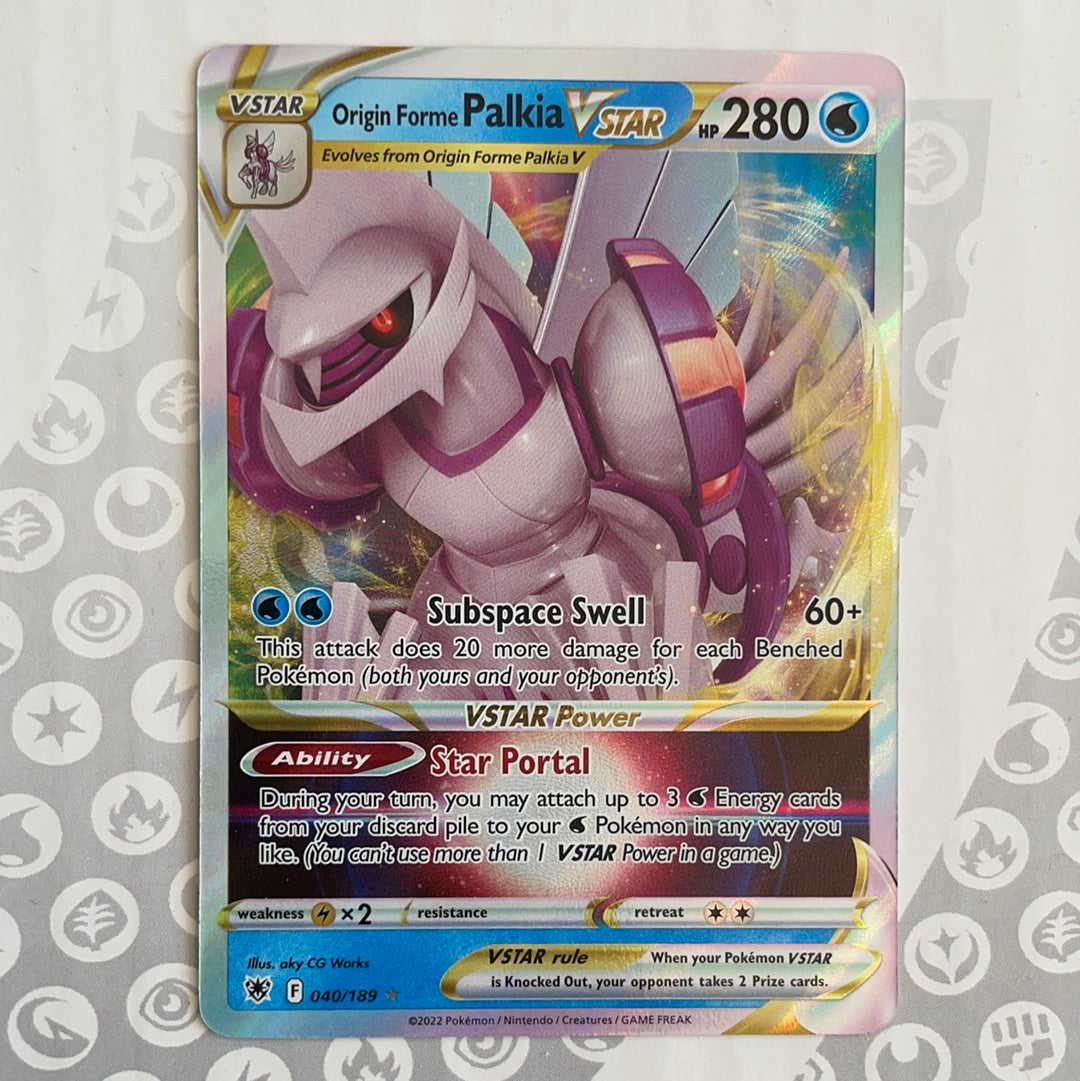 Origin Forme Palkia VSTAR 040/189 PokePlugZa Origin Forme Palkia VSTAR 040/189 PokePlugZa
