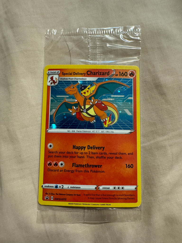 pokemon charizard delivery card Special Delivery Charizard (Sealed) – PokePlugZa