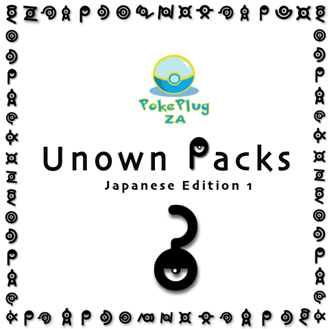 Pokemon Unown Packs: Japanese Edition One