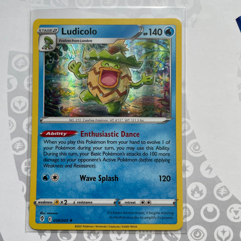 Ludicolo holo 034/203