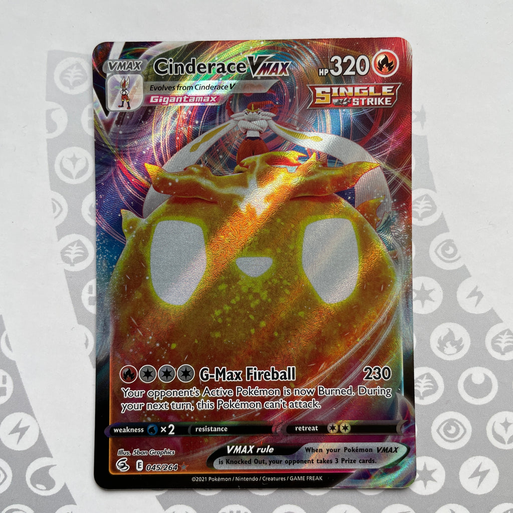 Cinderace VMAX 045/264 PokePlugZa Cinderace VMAX 045/264 PokePlugZa