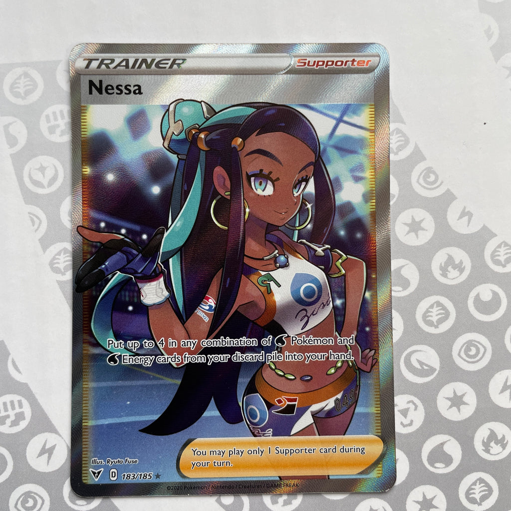 nessa pokemon card full art Nessa - Trainer