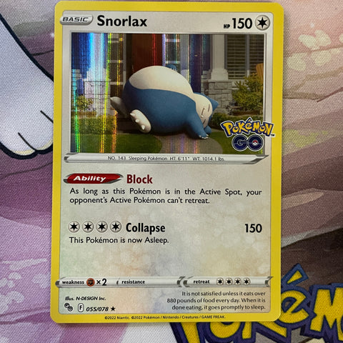 Snorlax Holo 055