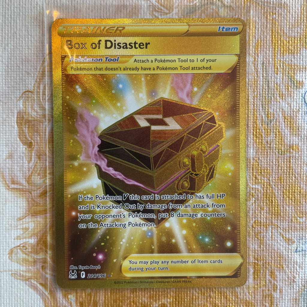 Box of Disaster Gold Card 214/196 PokePlugZa Box of Disaster Gold Card 214/196 PokePlugZa
