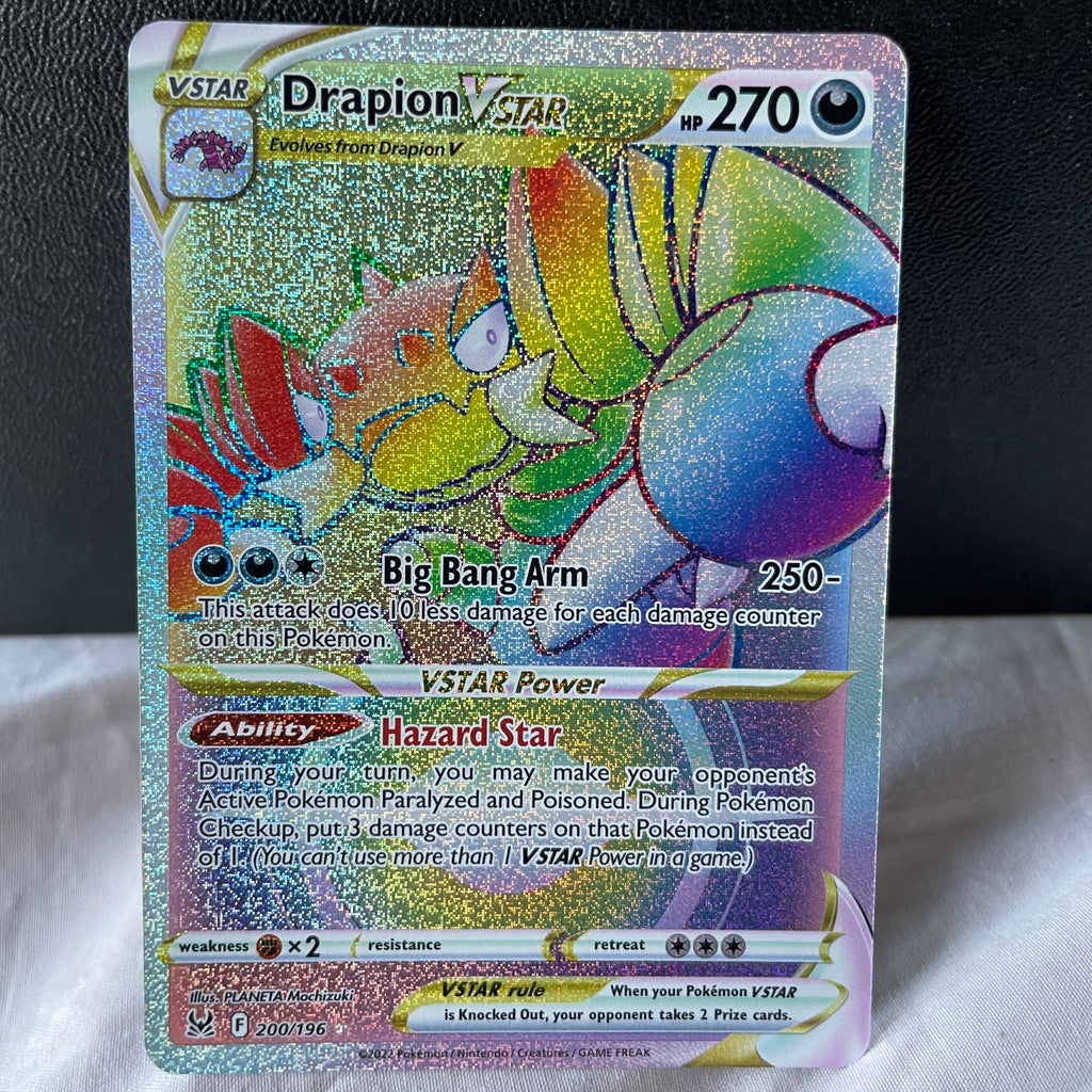 Drapion VSTAR Rainbow Rare 200 PokePlugZa Drapion VSTAR Rainbow Rare 200 PokePlugZa
