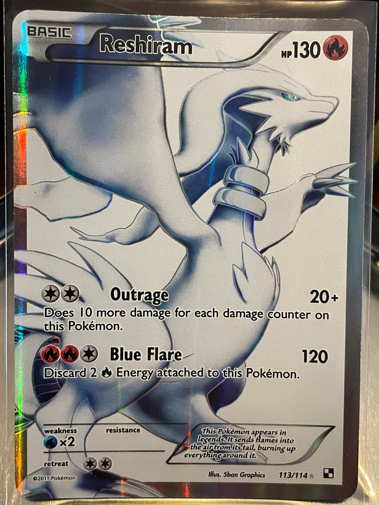 reshiram pokemon card full art Reshiram #114 Prices | Pokemon Legendary Treasures