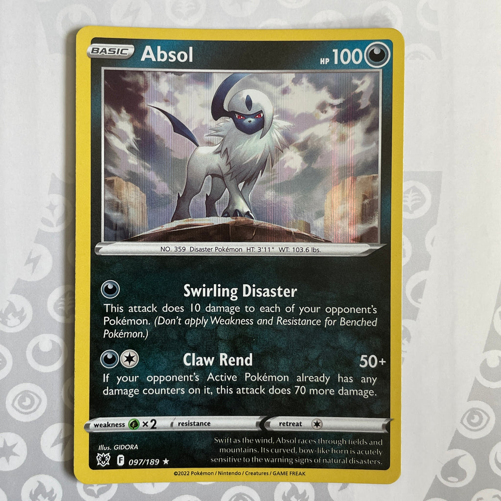 basic absol pokemon card value Absol holo 097/189 – PokePlugZa