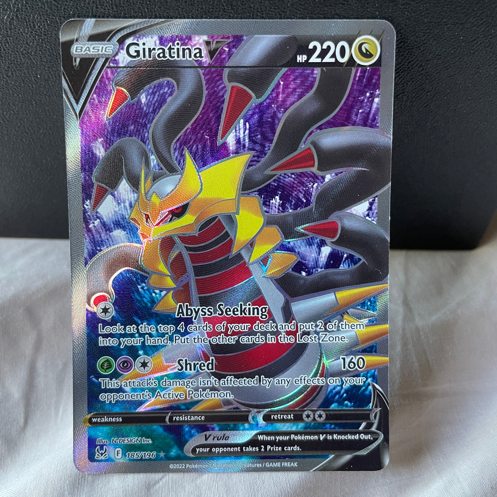  Pokemon - Giratina V - 185/196 Lost Origin Full Art