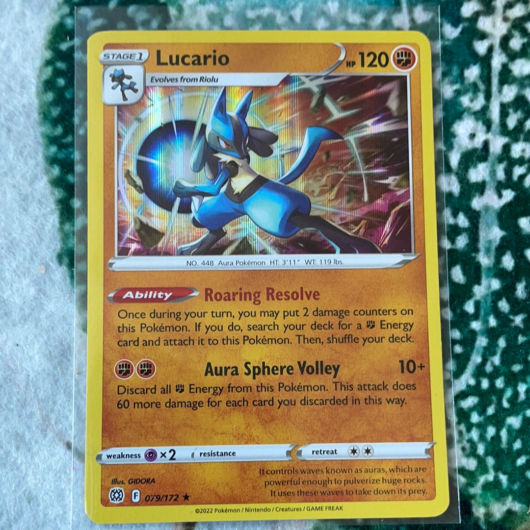 Lucario holo 079/172 – PokePlugZa