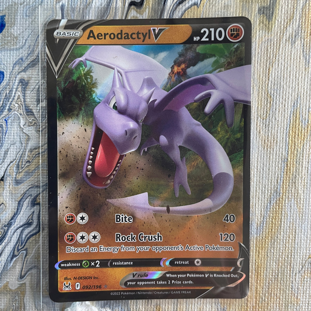 Aerodactyl V 092/196 PokePlugZa Aerodactyl V 092/196 PokePlugZa