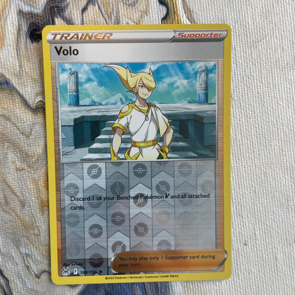 Volo Reverse Holo 169/196 PokePlugZa Volo Reverse Holo 169/196 PokePlugZa