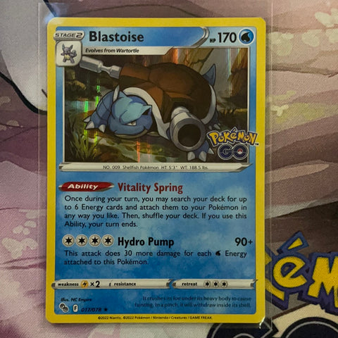 Blastoise Holo 017