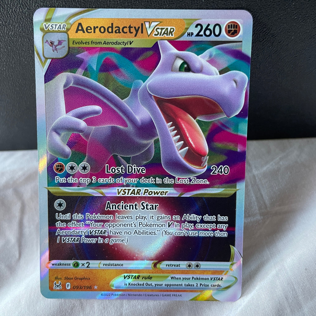 aerodactyl vstar pokemon card Aerodactyl VSTAR 093 – PokePlugZa