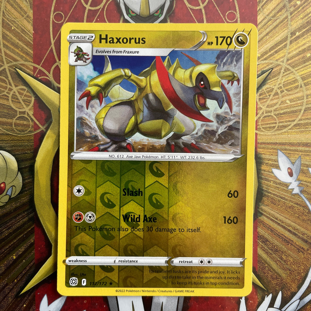 Haxorus reverse holo 112/172 PokePlugZa Haxorus reverse holo 112/172 PokePlugZa