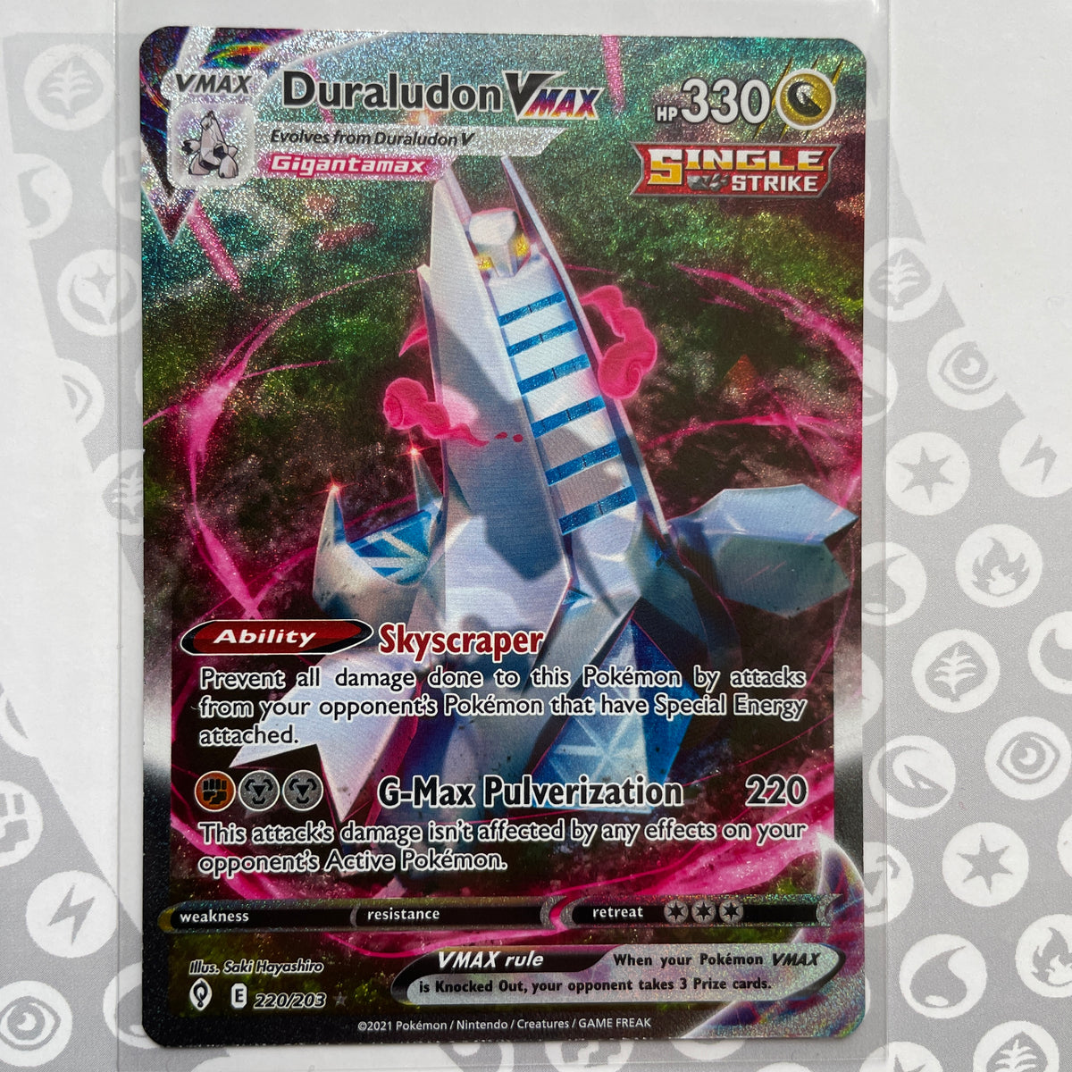 Duraludon VMax Alt Art 220/203 – PokePlugZa